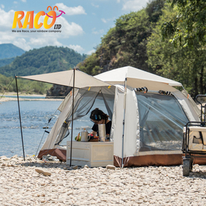 Tienda de campaña impermeable para 4 personas, tienda de campaña con apertura rápida, precio de fábrica, venta al por mayor - Product Image 4