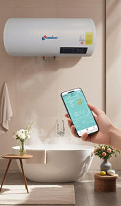 <span class=keywords><strong>Chauffe</strong></span>-<span class=keywords><strong>eau</strong></span> solaire et électrique intelligent <span class=keywords><strong>80L</strong></span> résistant aux UV et aux intempéries, contrôlé par application, pour camping-car et usage domestique, conception peu encombrante - Product Image 3