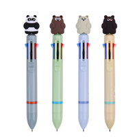 Nuevo Diseño Creativo con Temática de IP, Bolígrafo de 8 Colores, Bolígrafo Multicolor con Clic Lateral, Bolígrafo con Diseño de Animal 3D