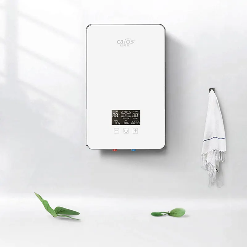 Chauffe-eau électrique instantané 8kw, pour la salle de bain, chauffage de l'eau, affichage digital, eau chaude, douche chaude