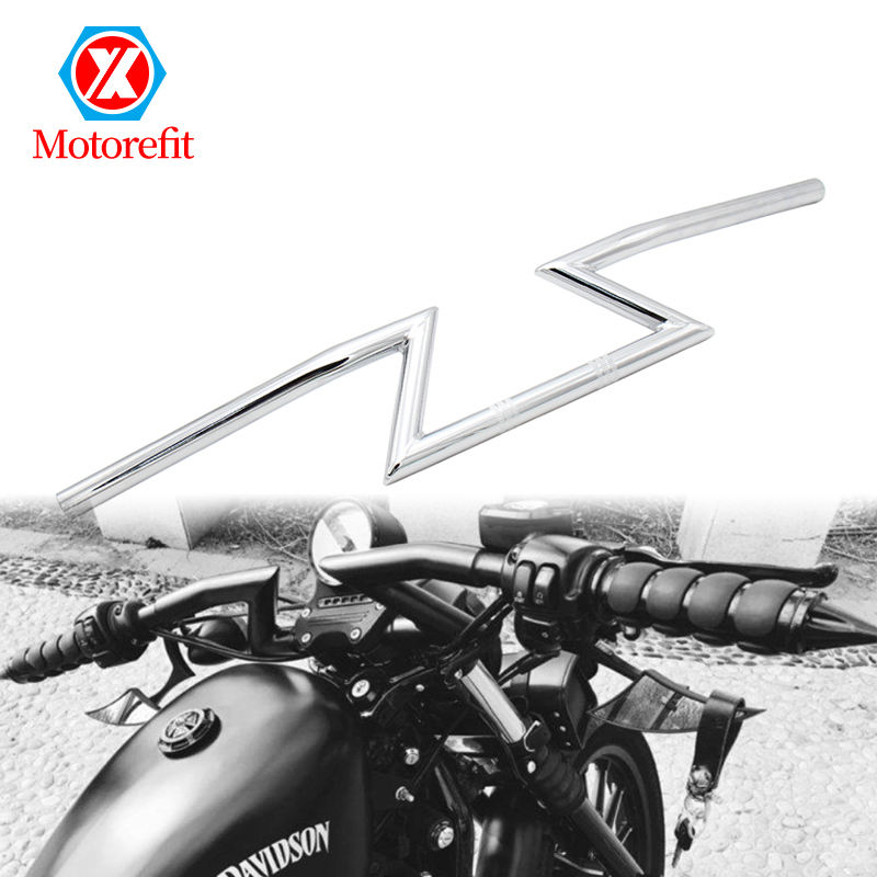 7/8" 22MM Drag Z Bar Handlebar For Harley Bobber Chopper For - Foto 9