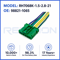 Commander RH7068K-1.5-2.8-21 98821-1065 Connecteur automobile étanche à 6 broches vert avec faisceau pour capteur PDC ABS Hyundai Kia
