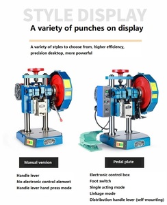 <strong>Punching</strong> <strong>Machine</strong> Electric Bench <strong>Punching</strong> <strong>Machine</strong> Portable Electric Small Punch Hole <strong>Machines</strong> - Product Image 5