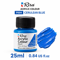 Peinture acrylique 25 ml, mini pots de peinture, modèle PA2025, personnalisation OEM exclusive, peinture artistique DIY, 12 couleurs, imperméable, résistant aux UV