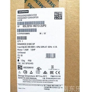 อินเวอร์เตอร์ซีเมนส์ รุ่น 6SL3210-1KE13-2UP2 1.1 กิโลวัตต์ IP20 ควบคุมแบบ V/F - Product Image 1