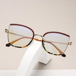 Nuevas monturas ópticas Cat Eye para mujer, gafas fotocromáticas anti luz azul, protección UV400, diseño de alta gama HL 95011 - Product Image 5