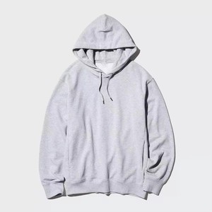 Sweat-shirt à capuche gris clair surdimensionné avec cordon de serrage, en coton, style basique minimaliste, couleur neutre polyvalente, idéal pour toutes les occasions. - Product Image 1