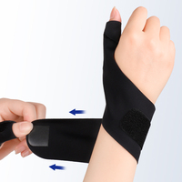 SHIWEI-6181 # Attelle de pouce hautement élastique, sangle de soutien pour le poignet, bandes de compression pour le poignet pour le syndrome du canal carpien