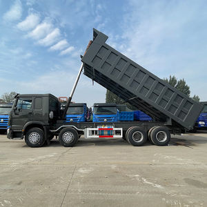 Camion à benne basculante Howo d'occasion 12 roues 371hp 375hp Diesel d'occasion 8x4 à vendre - Product Image 2