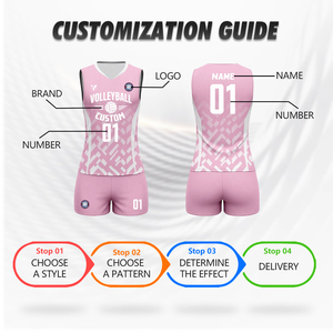 Maglia da <span class=keywords><strong>Pallavolo</strong></span> Femminile Leggera di Alta Qualità, Completamente Sublimata, Design Personalizzato, Senza Maniche, Uniforme da <span class=keywords><strong>Pallavolo</strong></span> Pq25091 - Product Image 3
