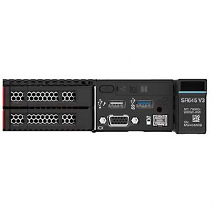 เซิร์ฟเวอร์แร็ค ThinkSystem SR645 V3 ยอดนิยม ขนาด 1U ใช้ CPU EPYC 9534 10SFF 9350-8i พร้อมพาวเวอร์ซัพพลาย 1800W - Product Image 1