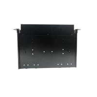 24 Port rak Panel Patch serat optik dudukan Panel penutup serat optik laci geser menahan hingga 4 kaset atau Panel