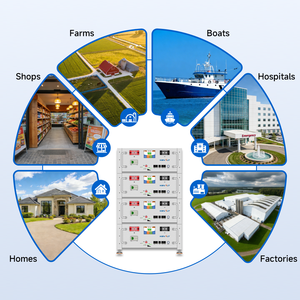 แบตเตอรี่ลิเธียม KEVOLT 48V 100Ah แบบโมดูลสำหรับติดตั้งบนชั้นวาง  แบตเตอรี่พลังงานแสงอาทิตย์ 5-75kWh LiFePO4 ชุดแบตเตอรี่สำรองพลังงานภายในบ้าน - Product Image 4