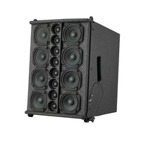 Système de sonorisation matriciel actif 8x3 avec haut-parleurs Line Array, tweeters en néodyme et diaphragmes en alliage de titane pour concerts sur scène