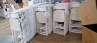 Fauteuils Pliants Blancs de Banquet Design Moderne pour Événements - Vente en Gros Usine