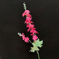 Bunga Delphinium Sutra Buatan Grosir, Bunga Palsu Dua Cabang, Dekorasi Pernikahan, Pajangan Jendela Luar Ruangan, Dekorasi Ruangan