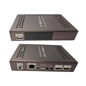 Codificador de Transmisión IPTV H.265 HDTV 1080P <span class=keywords><strong>HD</strong></span> a IP, Compatible con Transmisión <span class=keywords><strong>en</strong></span> <span class=keywords><strong>Vivo</strong></span> RTMP / RTSP / HTTP / SRT / M3U8, Codificador de Audio y Video - Product Image 2