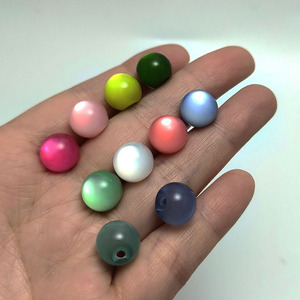 Khâu Nửa Bóng Hạt Ngọc Trai Nhựa Polyester Nhựa Áo Sơ Mi Nút Cho Phụ Nữ Của Ưa Thích Hàng Dệt Kim Có Thể Giặt Thiết Kế Cho Quần Áo - Product Image 6