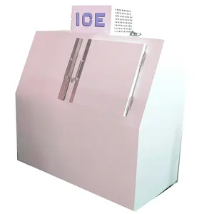 Quạt làm mát trạm xăng cho 8 Pounds Ice lưu trữ tủ đông USA thị trường nghiêng cửa Ice lưu trữ tủ đông