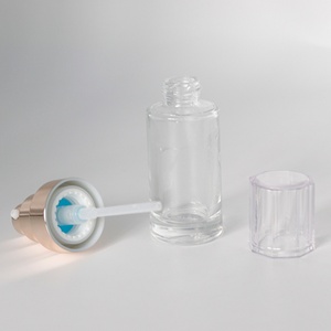 ขวดโลชั่นหรูหรา ขวดแก้วสำหรับเครื่องสำอางพร้อมหัวปั๊ม 30 มล. สำหรับโลชั่น น้ำมันรองพื้น ครีมบำรุงรอบดวงตา - Product Image 6