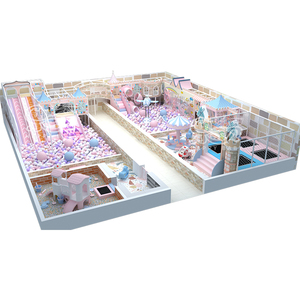 Parc d'attractions intérieur pour enfants série Macaron, fabricant de jeux de terrain de jeu souple, centre de divertissement avec toboggan à vendre - Product Image 2