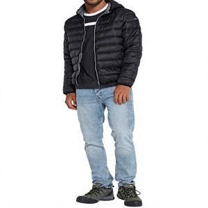 Men's <b>Slim</b> <b>Fit</b> Outdoor Business Suit Blazer <b>Jacket</b> Formal Cotton Coated Washed Zipper Waterproof Windproof Work Winter Season - Product Image 2