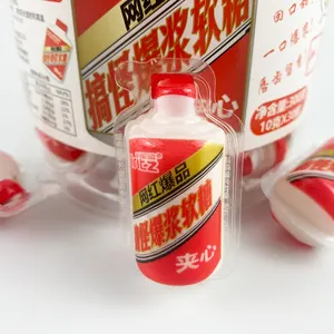China famous White Wine Shape Sweets and Candies Gummy