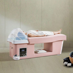 Cama de lavado de cabello estilo tailandés para terapia capilar, para salón de belleza y centro de estética, diseño moderno, cama de masaje de cuero con función de extracción de orejas - Product Image 2