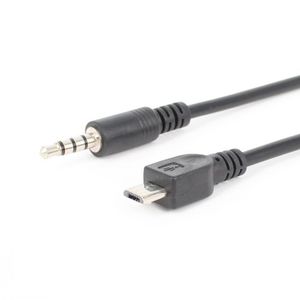 Conector de cable de audio <span class=keywords><strong>Jack</strong></span> de 3,5mm 3,5 enchufe de auriculares Cable Adaptador de audio de teléfono a cable <span class=keywords><strong>micro</strong></span> <span class=keywords><strong>USB</strong></span> 1M carga rápida - Product Image 1