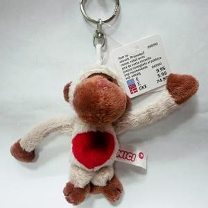 Adorno Colgante de Peluche, Llavero de Pareja, Cordero Blanco, <span class=keywords><strong>Perro</strong></span>, Gorila, Elefante, Muñeco de Peluche Adorable con Relleno de Algodón PP - Product Image 6