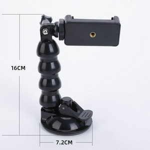 Soporte para teléfono de coche con ventosa, 7,2x16 cm, soporte para parabrisas, brazo ajustable para uso en el coche - Product Image 1