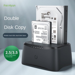 Máquina de Copia de Discos Duros Personalizada al por Mayor, Interfaz <span class=keywords><strong>USB</strong></span> 3.0, <span class=keywords><strong>Base</strong></span> de Disco Dual con Más de 10 Puertos para Discos Duros de 2.5/3.5 Pulgadas - Product Image 2