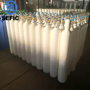 Good Quality Seamless Iso9809-3 20l 150bar Empty Oxygen Cylinder Refillable Mobile Oxygen Tank