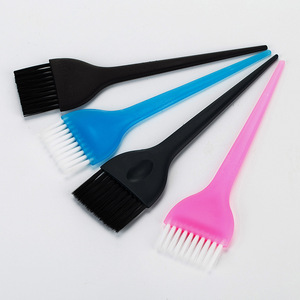 Cepillo para teñir el cabello Wanmei, mango recto de plástico, herramienta de coloración con cerdas blancas para todo tipo de cabello - Product Image 1