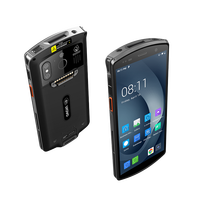 PDA Genggam Tangguh Dt50s 5.7" Pemindai Barcode 2D Wifi/NFC GPS/Glonass Positioning Kamera 5MP+13MP Berperingkat IP65 256GB Micro-SD untuk