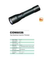 Lampe torche LED haute luminosité rechargeable avec base magnétique, étanche, pour réparation automobile, sécurité publique et protection incendie