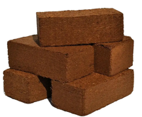 Fibre de coco en vrac Acheteur Séchage Cocopeat Bloc 5kg Low Ec Non Compressé Coco Peat Brick Growing Plant Prix à vendre