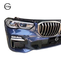 X5 G05 19-22 Bumper Depan Mobil Original Bekas Lengkap X5 G05 Modul Grill Depan untuk Lampu Depan BMW Bagian Depan Mobil