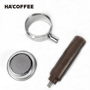 <span class=keywords><strong>Welhome</strong></span>-máquina de café expreso para uso en el hogar, portafiltro de 58mm, con 2 orejas, sin fondo, con mango de madera, Universal - Product Image 3