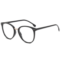 Nouvelles lunettes de lecture rétro à monture ronde anti-lumière bleue pour visage en forme de losange