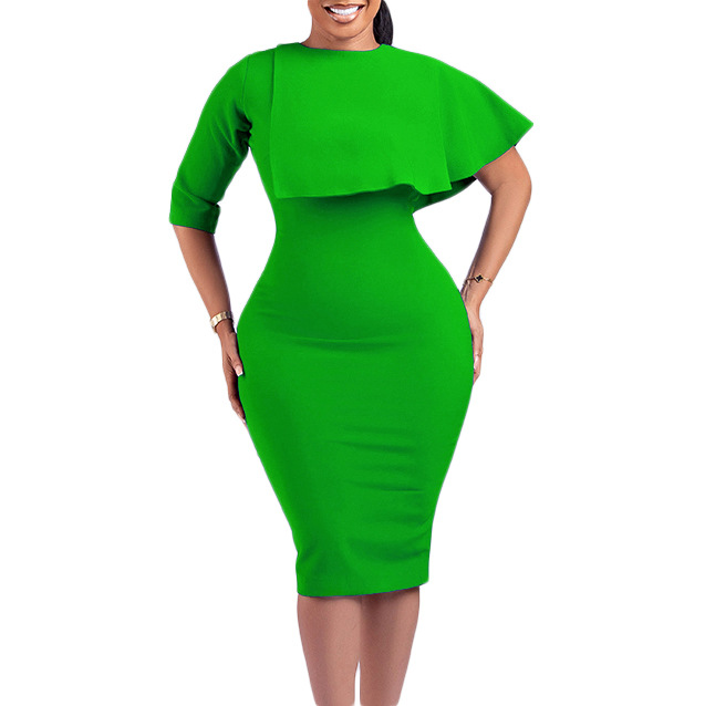 Wrap Midi Professional Plus Size Career Dresses for Women Wrap Midi Professional Plus Size Career Dresses for Women