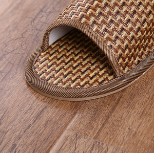 Estate naturale tropicale casa di bambù Rattan sandali intrecciati pantofole per gli uomini <span class=keywords><strong>e</strong></span> le <span class=keywords><strong>donne</strong></span> - Product Image 6