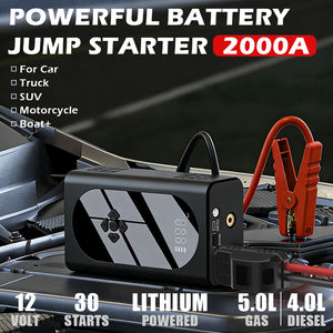 Démarreur de voiture portable haute qualité 20000mAh avec compresseur d'air pour pneus et éclairage d'urgence - Product Image 3