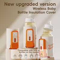 Chauffe-biberon portable sans BPA en plastique, avec prise USB, température constante, alimentation sans fil, pour lait maternel
