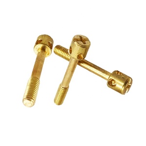 Muestras Gratis de Tornillos de Seguridad para Medidores Eléctricos con Cabeza Cruzada de Latón - Product Image 1