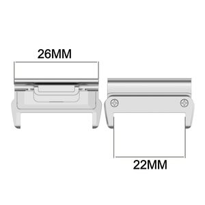 Adaptateur de bracelet de montre en acier inoxydable 316L QuickFit 26 mm en vrac pour Garmin Fenix 7X 8 8Pro E 51 mm - Product Image 1