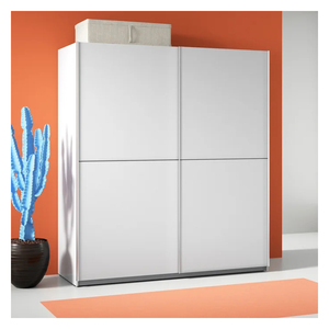 Armoire de chambre à coucher moderne extensible pour villa, avec 2 portes, en bois aggloméré - Product Image 6