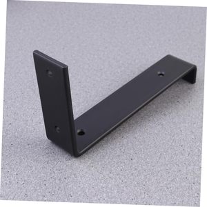 Gancio da Parete <span class=keywords><strong>in</strong></span> <span class=keywords><strong>Metallo</strong></span> Nero 153 X 150 MM, Supporto a Z Nascosto <span class=keywords><strong>per</strong></span> Mensole e Mensole <span class=keywords><strong>Angolari</strong></span> - Product Image 3