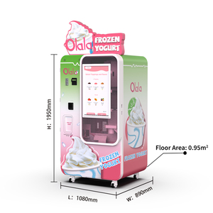 Máquina Expendedora Comercial de Helados con SDK, Pago con Tarjeta de Crédito y Monedas, Cumple con ADA, Máquina Automática de Gelato y Helado Suave de Autoservicio - Product Image 2