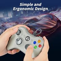 Manette sans fil 2,4 G pour Xbox 360 avec récepteur PC, joystick, manette de jeu pour console Xbox 360, télécommande de jeu